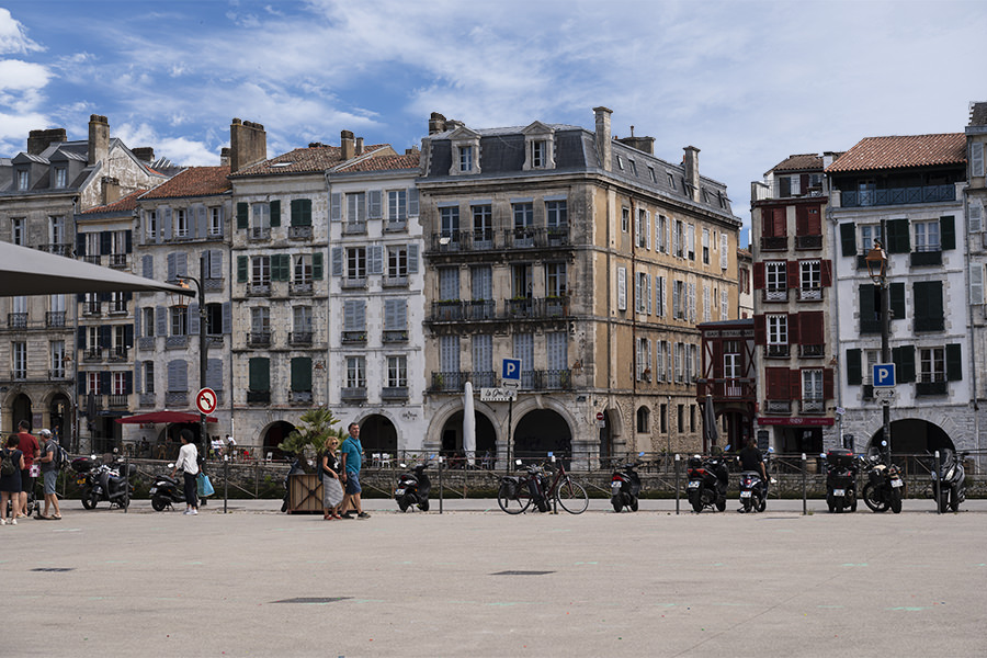 Traditional architecture in Bayonne