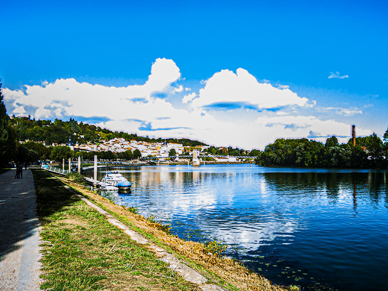 Lake landscape Les Dombes