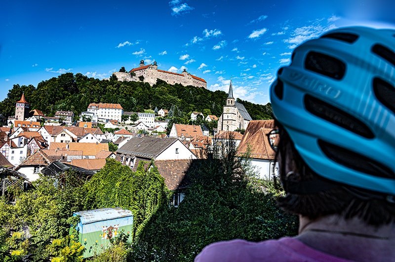 View of Kulmbach and Plassenburg Castle