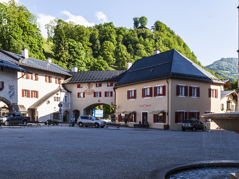 Historic market square Berchtesgaden
