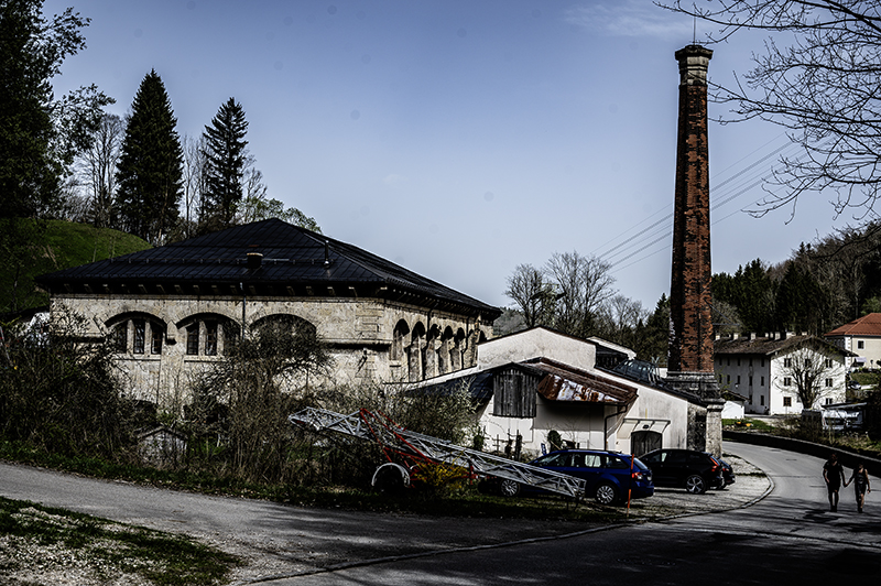 View of the Maxhütte in Bergen