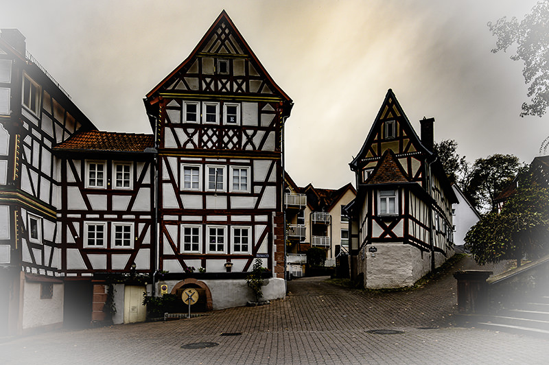 Half-timbered houses in Bad Orb