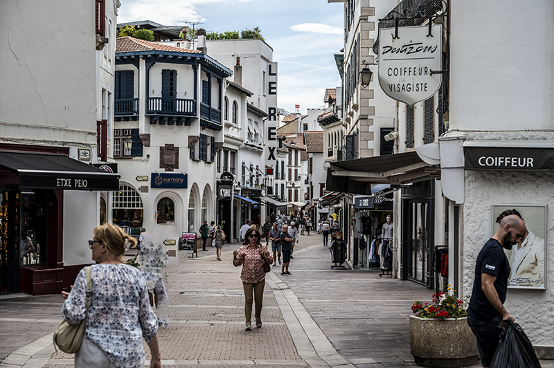 Houses and street in Saint-Jean-de-Luz