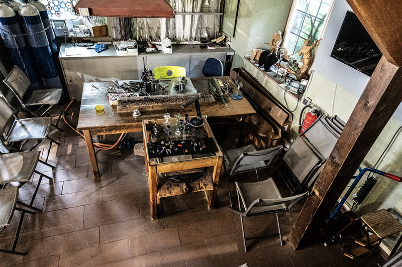 Glassblower's workspace | © Bert Schwarz 2025