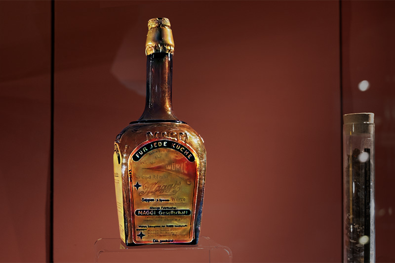 Historical Maggi glass bottle | © Bert Schwarz 2025