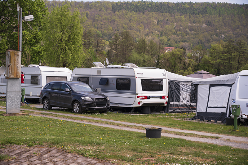 Spessart, Wohnwagen, Wiese | © Bert Schwarz 2025