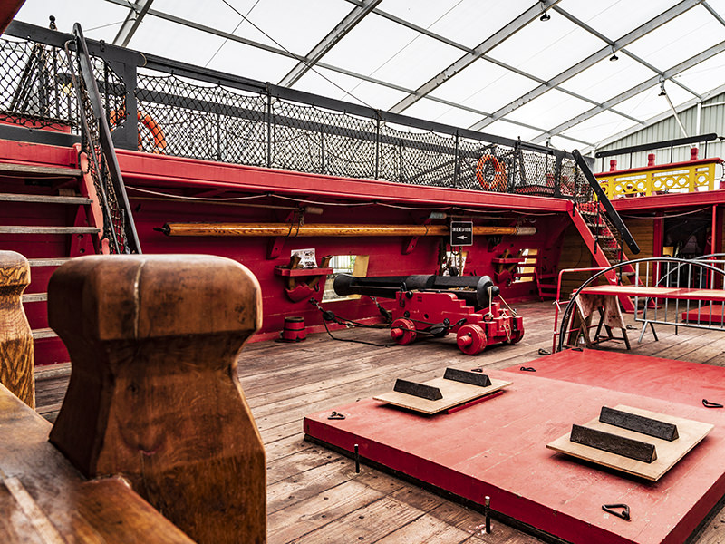 L'Hermione main deck | © Bert Schwarz 2023
