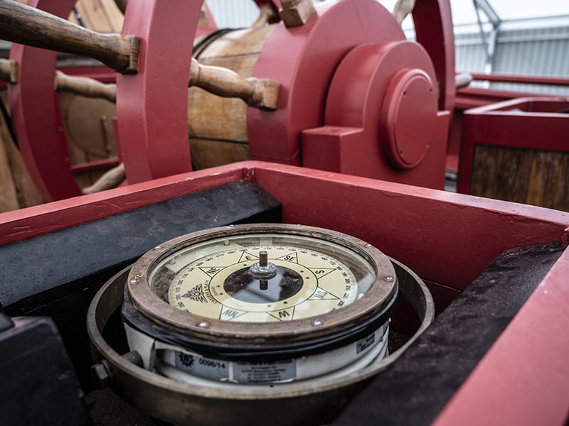 L'Hermione compass navigation | © Bert Schwarz 2023