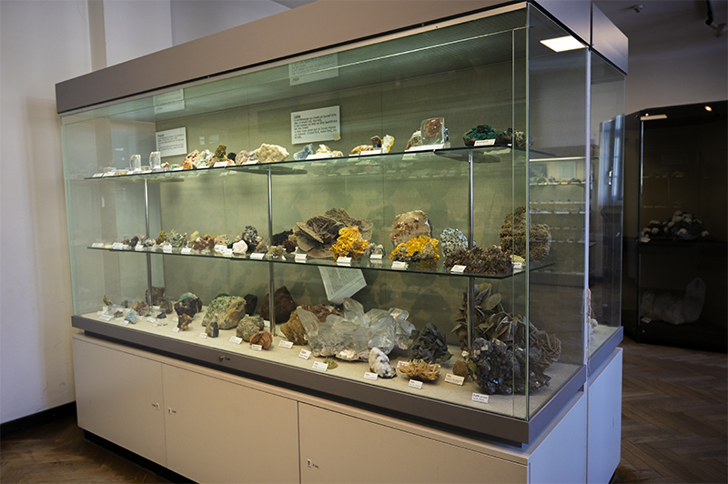 Mineralienvitrine | © Bert Schwarz 2025