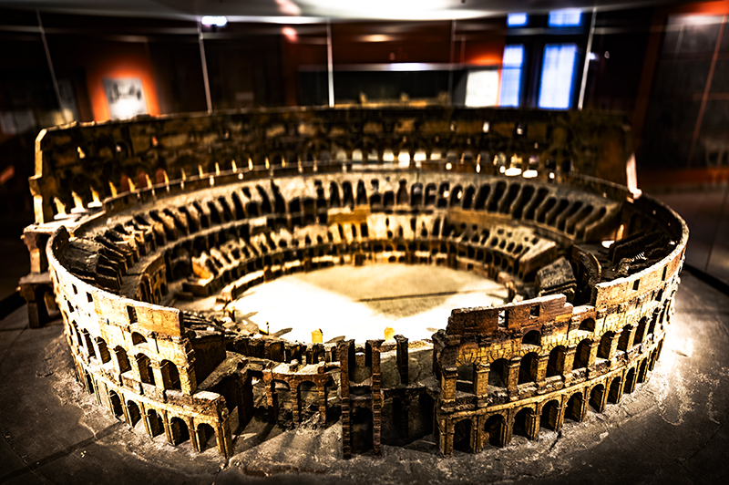 Korkmodell, Collosseum, Rom | © Bert Schwarz 2025