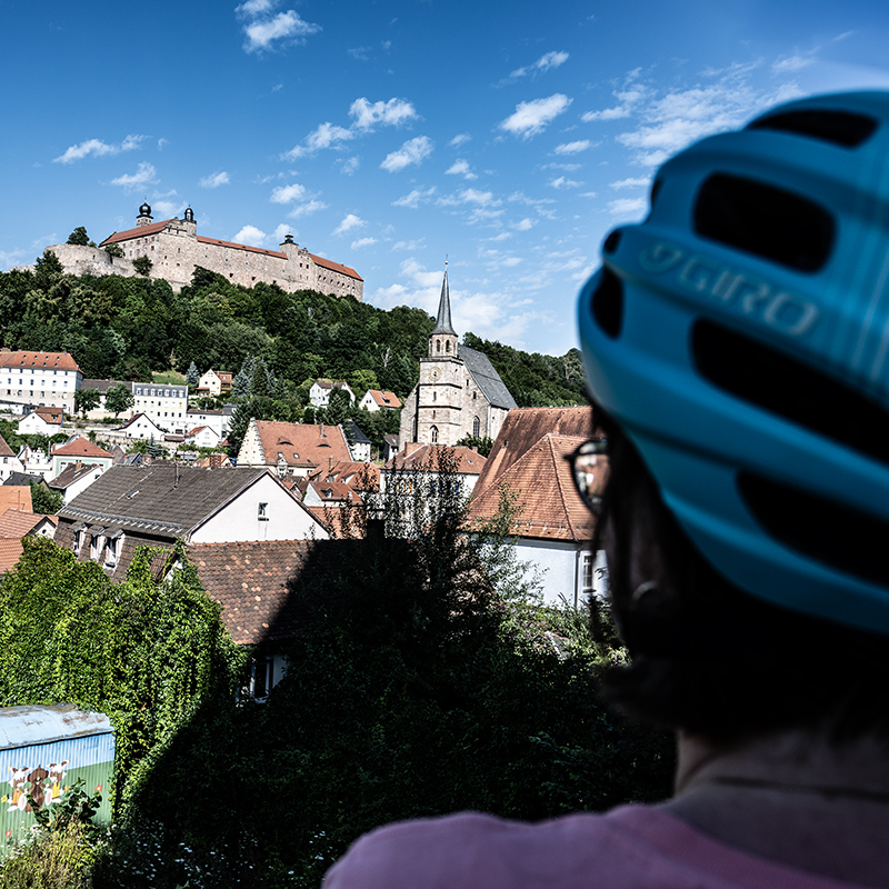 Burg Plassenburg, Dächer, Bäume, Kulmbach | © Bert Schwarz 2020