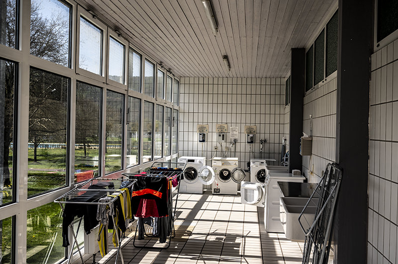 Sanitary facilities Saaleinsel