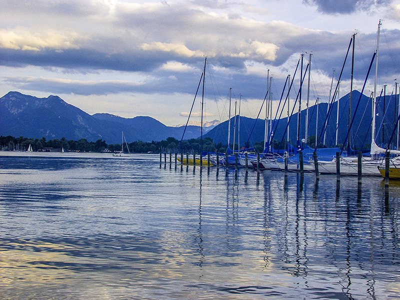 Chiemsee and Alps